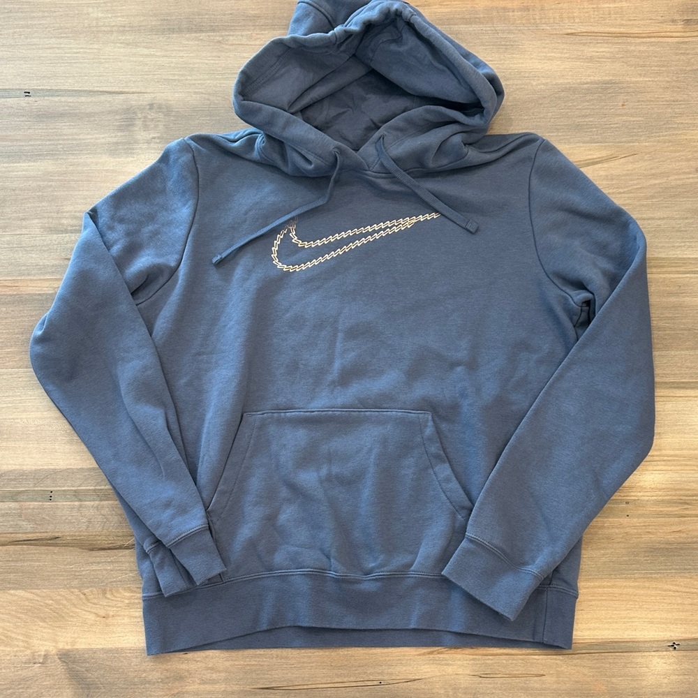 Nike Women’s Blue Hoodie with Rose Gold Logo
